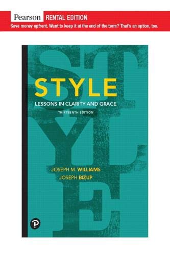 Book Style: Lessons in Clarity and Grace [RENTAL EDITION], 13th Edition free