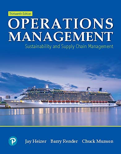 Book Operations Management: Sustainability and Supply Chain Management [RENTAL EDITION] free