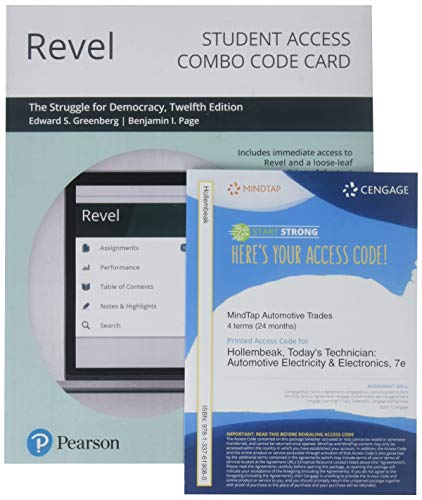 Book Revel for The Struggle for Democracy, 2016 Presidential Election Edition -- Combo Access Card (12th Edition) free