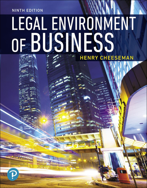 Book The Legal Environment of Business free