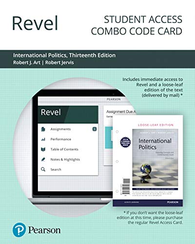 Book Revel for International Politics: Enduring Concepts and Contemporary Issues -- Combo Access Card (13th Edition) free