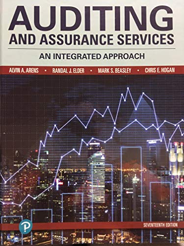 Book Auditing and Assurance Services (an integrated approach) 17th edition 2020 free