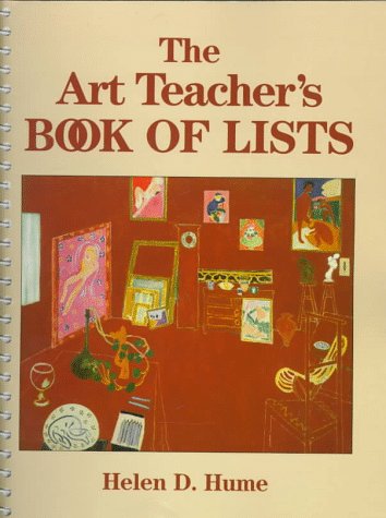 Book The Art Teacher's Book of Lists (J-B Ed: Book of Lists) free