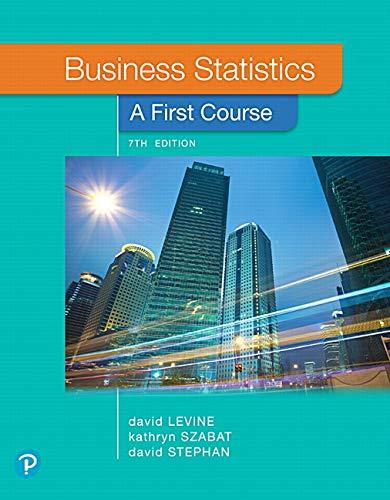 Book Business Statistics: A First Course free
