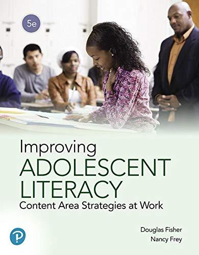 Book Improving Adolescent Literacy: Content Area Strategies at Work free
