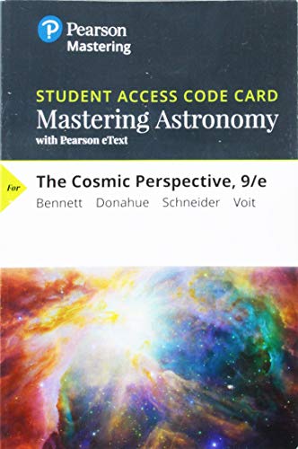 Book Mastering Astronomy with Pearson eText -- Standalone Access Card -- for The Cosmic Perspective (9th Edition) free