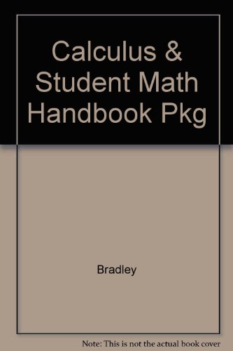 Book Calculus (Paper Edition) and Student Mathematics Handbook Package free