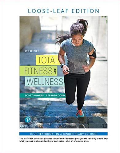 Book Total Fitness and Wellness, Loose-Leaf Edition (Masteringhealth) free
