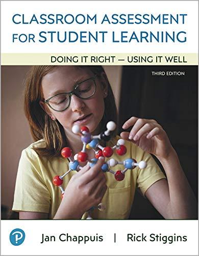 Book Classroom Assessment for Student Learning: Doing It Right - Using It Well free