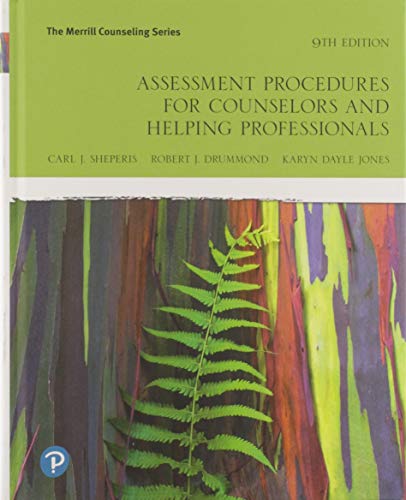 Book Assessment Procedures for Counselors and Helping Professionals Plus MyLab Counseling with Enhanced Pearson eText -- Access Card Package free