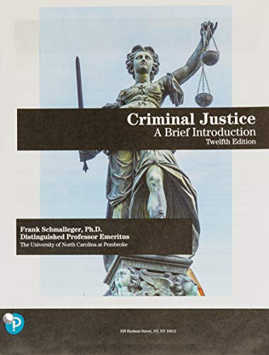 Book Criminal Justice: A Brief Introduction free