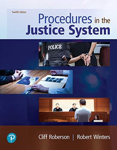 Book Procedures in the Justice System free