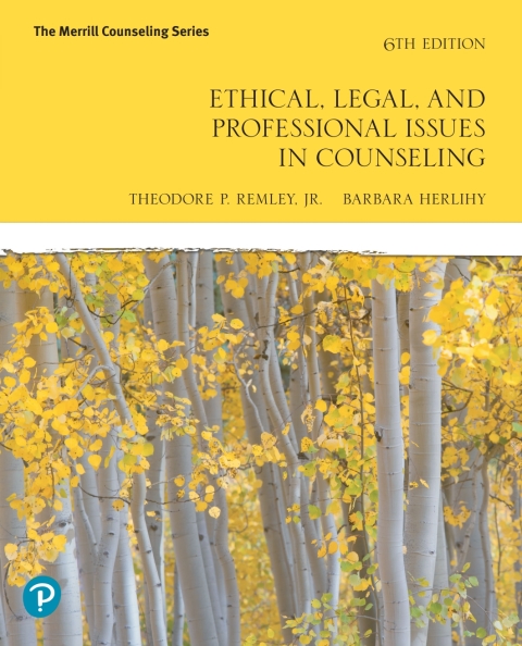 Book Ethical, Legal, and Professional Issues in Counseling free
