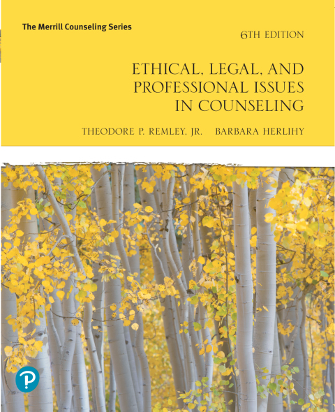 Book Ethical, Legal, and Professional Issues in Counseling free