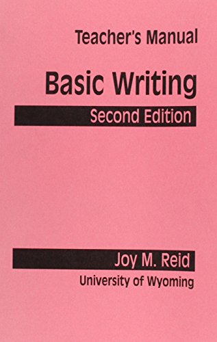 Book Basic Writing: Teacher's Manual free