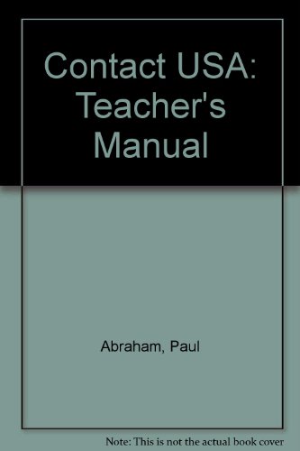 Book Contact USA: Teacher's Manual free