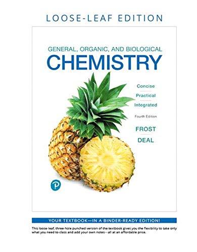 Book General, Organic, and Biological Chemistry, Loose-Leaf Plus Mastering Chemistry with Pearson eText -- Access Card Package (4th Edition) free