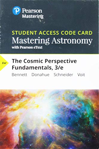 Book Mastering Astronomy with Pearson eText -- Standalone Access Card -- for The Cosmic Perspective Fundamentals (3rd Edition) free