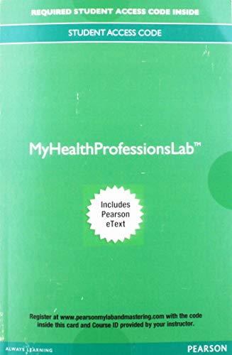 Book MyLab Health Professions with Pearson eText -- Access Code Card -- for A Guided Approach to Intermediate & Advanced Coding free