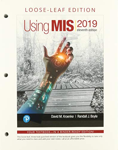 Book Using MIS -- Student Value Edition free