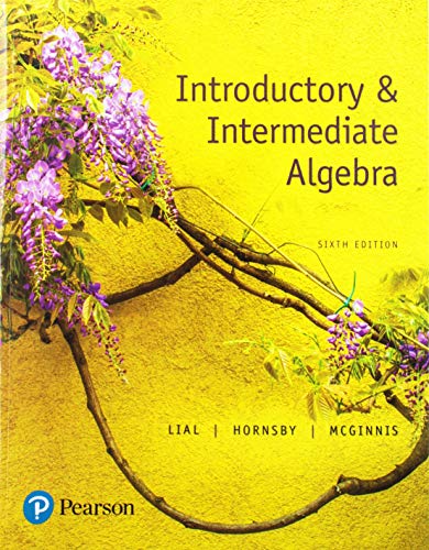 Book Introductory & Intermediate Algebra with Integrated Review Plus MyMathLab -- Title-Specific Access Card Package free