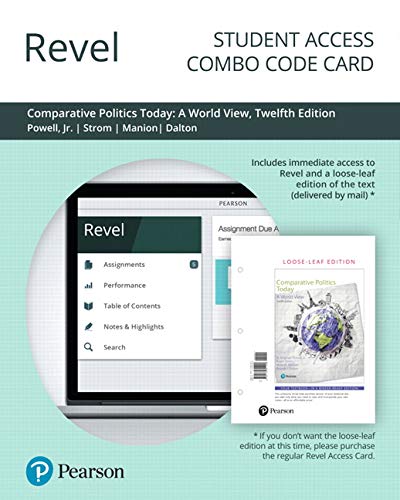 Book Revel for Comparative Politics Today: A World View -- Combo Access Card free
