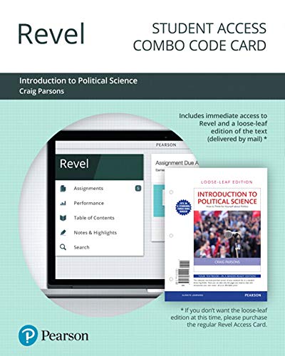 Book Revel for Introduction to Political Science -- Combo Access Card free