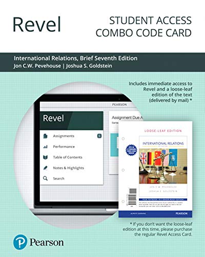 Book Revel for International Relations, Brief Edition -- Combo Access Card (7th Edition) free