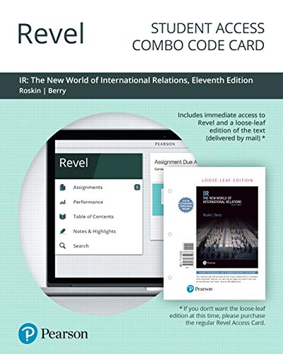 Book Revel for The New World of International Relations -- Combo Access Card free