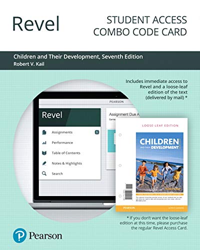 Book Revel for Children and Their Development -- Combo Access Card free