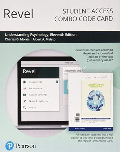 Book Revel For Understanding Psychology -- Combo Access Card (11th Edition) free