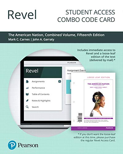 Book Revel for The American Nation: A History of the United States, Combined Volume -- Combo Access Card free