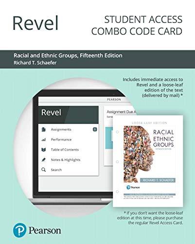 Book Revel for Racial and Ethnic Groups -- Combo Access Card free
