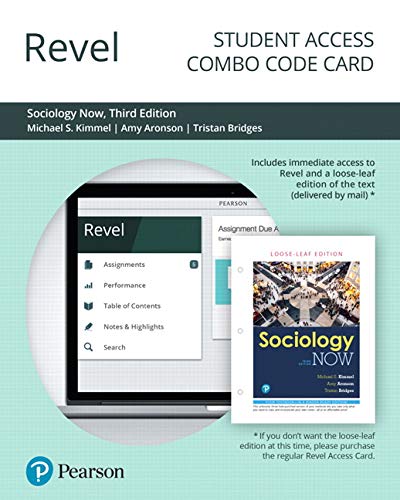Book Revel for Sociology Now -- Combo Access Card free