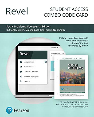 Book Revel for Social Problems -- Combo Access Card free