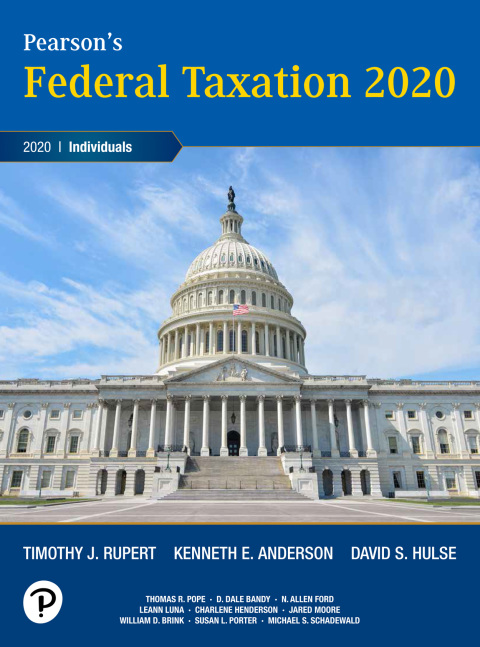 Book Pearson's Federal Taxation 2020 Individuals free