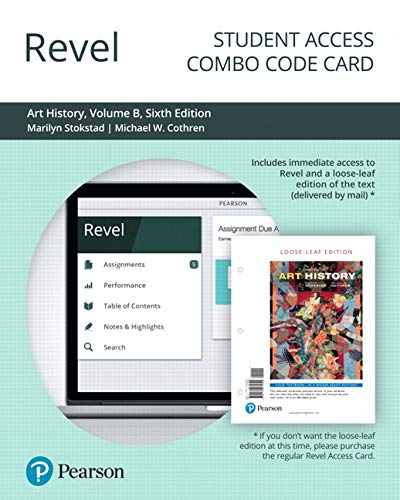 Book Revel for Art History, Volume B -- Combo Access Card (6th Edition) free