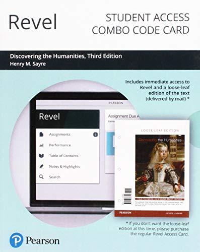 Book Revel for Discovering the Humanities -- Combo Access Card (3rd Edition) free