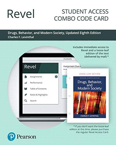 Book Revel for Drugs, Behavior and Modern Society, Updated Edition -- Combo Access Card free