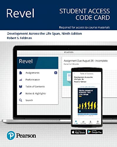 Book Revel for Development Across the Life Span -- Access Card free