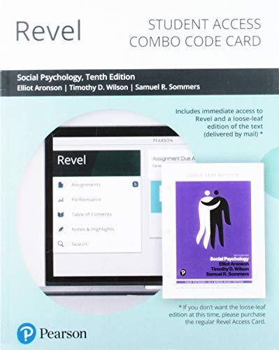 Book Revel for Social Psychology -- Combo Access Card free