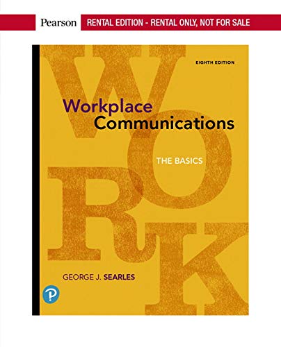 Book Workplace Communications: The Basics [RENTAL EDITION] free