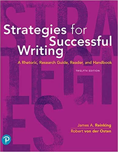 Book Strategies for Successful Writing: A Rhetoric, Research Guide, Reader and Handbook [RENTAL EDITION] free
