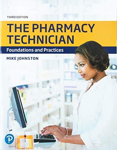 Book The Pharmacy Technician: Foundations and Practices free