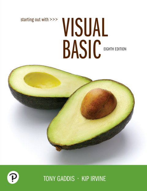 Book Starting Out With Visual Basic free