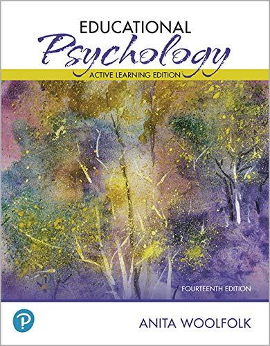 Book Educational Psychology: Active Learning Edition Plus MyLab Education with Pearson eText -- Access Card Package free