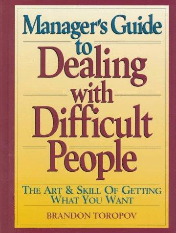 Book Manager's Guide to Dealing With Difficult People free
