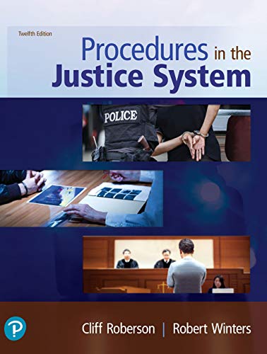 Book Procedures in the Justice System (2-downloads) free