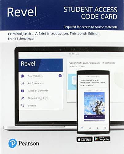 Book Revel for Criminal Justice: A Brief Introduction -- Access Card free
