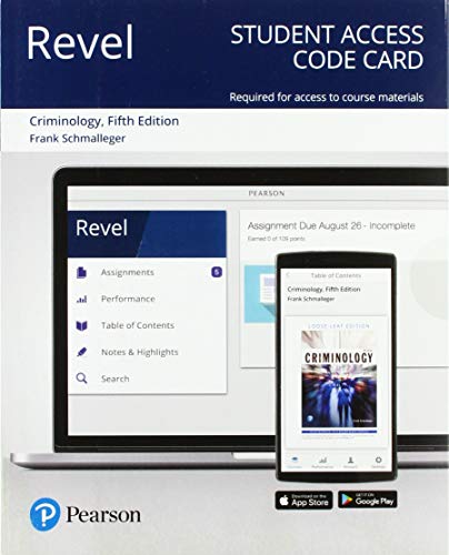Book Revel for Criminology (Justice Series) -- Access Card free